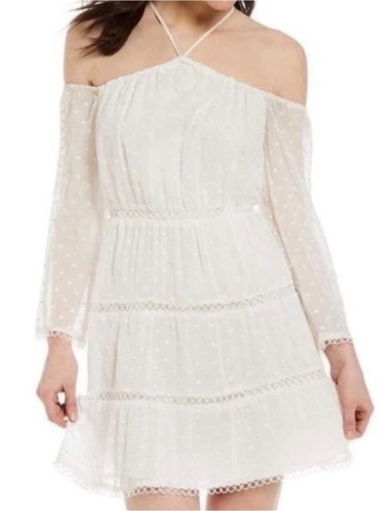 Gianni Bini Dresses & Skirts - GIANNI BINI NWT Melanie White Long Sleeve Dress